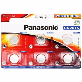 CR2016 3V Panasonic Lithium batteri 6 pak